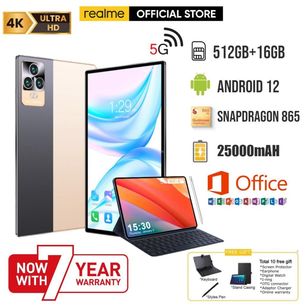 🔥MỚI ĐẾN🔥 2023 Realme Pad 70 /P70 |RAM 16GB 512GB ROM | Snapdragon 865 | 20000mAh | Khe cắm SIM kép