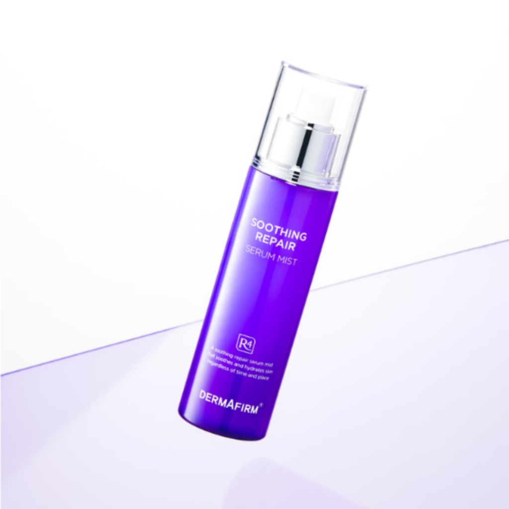 Xịt khoáng serum căng bóng da, cấp nước tức thì Dermafirm - Soothing Repair Serum Mist