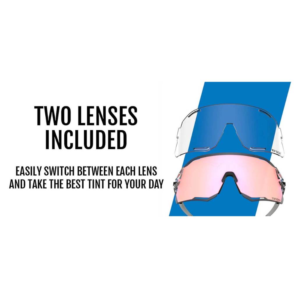 Kính Mát Nam Nữ Tifosi Rail Race - Bộ 2 Tròng - Tùy chọn màu sắc