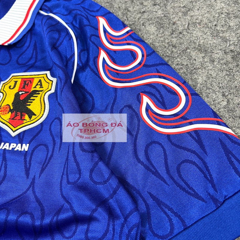 Áo Bóng Đá RETRO tuyển NHẬT 1998 - Áo Bóng Đá RETRO CIassic cao cấp - RetroNHẬT.bích98