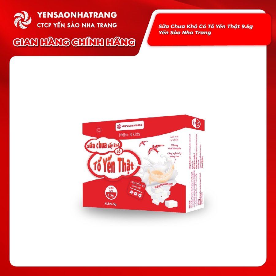 Sữa Chua Khô Có Tổ Yến Thật 9.5g