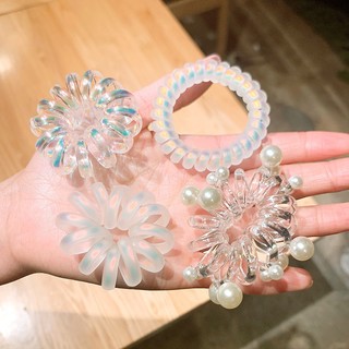 Cột Tóc Lò Xo Trong Suốt Siêu Cute (Loại đẹp)