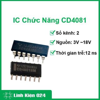 Ic chức năng cd4081 14p