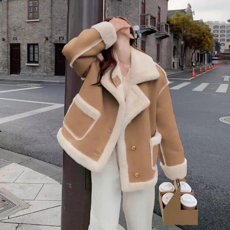 Áo khoác lông mềm thời trang mẫu mới 2023