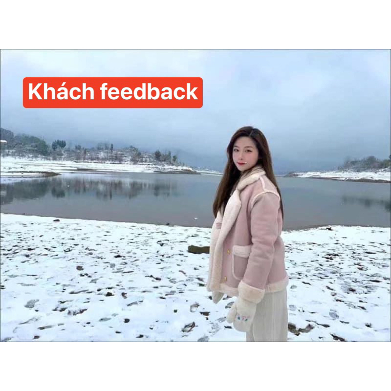 Áo khoác lông mềm thời trang mẫu mới 2023