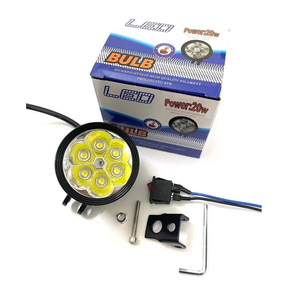 Đèn Trợ Sáng L6 Ngắn Sáng Mạnh Đèn Trợ Sáng L4 Ngắn 3 Chế Độ Bảo Hành 1 Năm