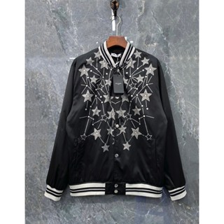  Áo Khoác Nam Ngôi Sao Đính Đá Hàng Cao Cấp - Áo Bomber Ngôi Sao Đính Đá Hót hít 