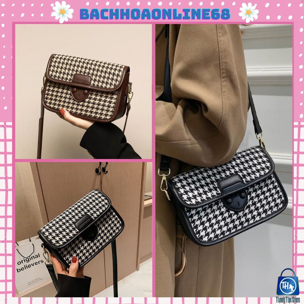 Túi xách nữ đeo chéo sành điệu túi thời trang thiết kế dạ én tinh tế 3 ngăn Bachhoaonline68 813