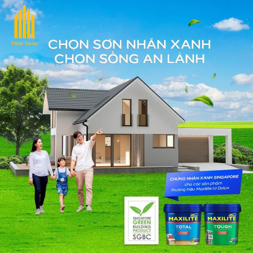 Sơn nội thất Bóng Mờ Maxilite Total dung tích 18L