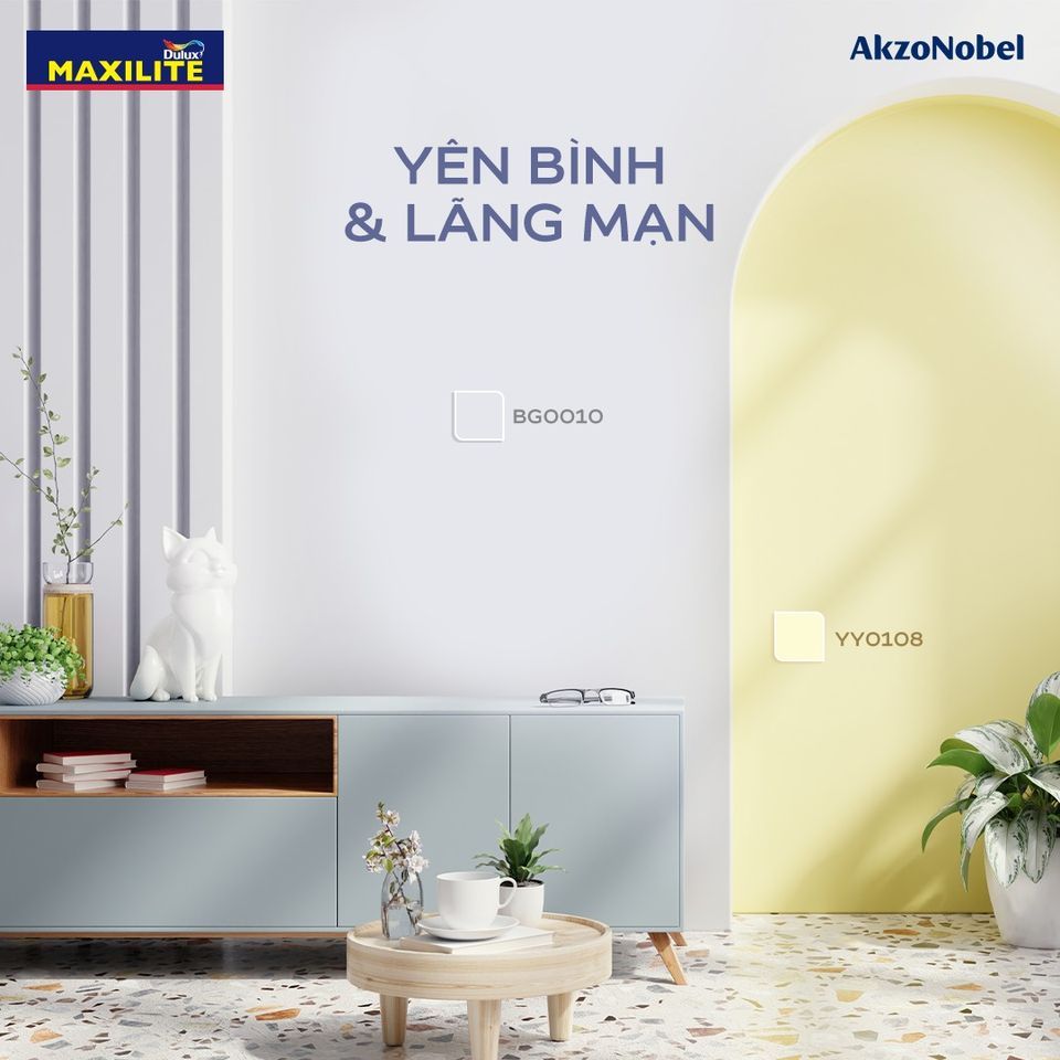 Sơn nội thất Bóng Mờ Maxilite Total dung tích 18L