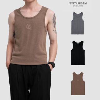 Áo ba lỗ nam 4 màu 21ST URBAN Essential Tanktop