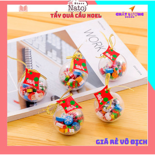 Noel_gôm,tẩy quả cầu noel 20 tẩy nhỏ_quà tặng noel cho bé_giáng sinh 2023 giá rẻ