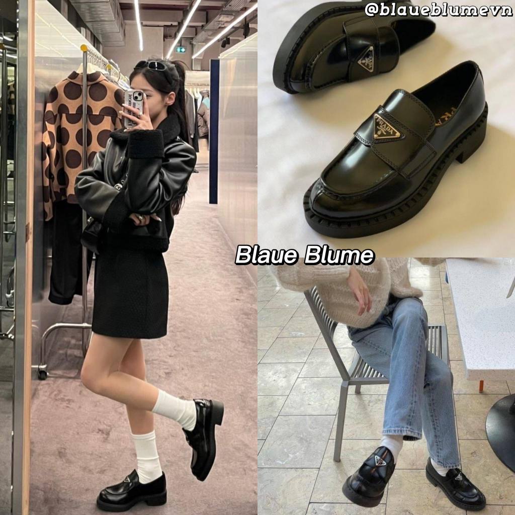 Loafer P.ra.da thanh lịch sang trọng