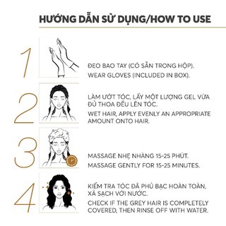 Dầu Gội Phủ Bạc Lavox 200ml