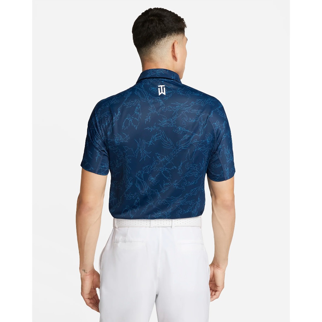 Áo Polo Thể Thao Nike Tiger Woods Dri-FIT ADV Họa Tiết Chính Hãng