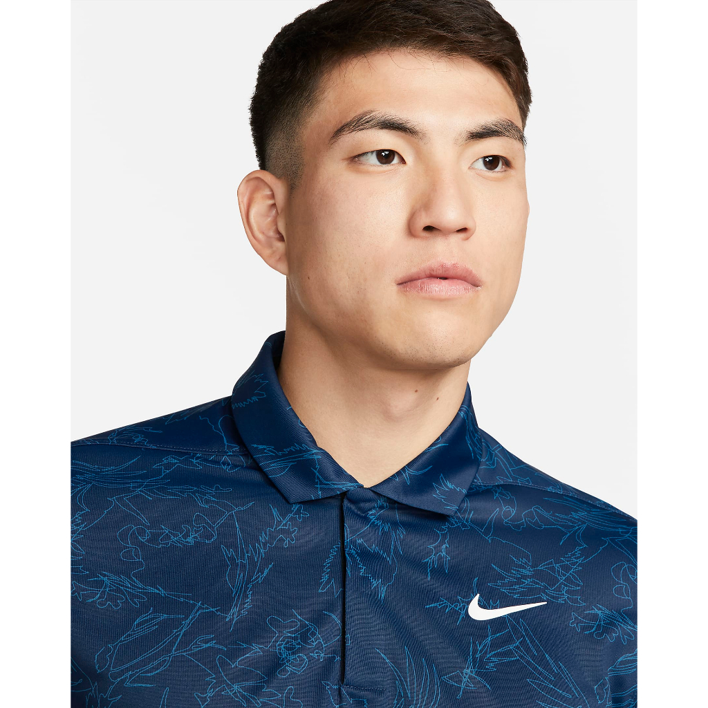 Áo Polo Thể Thao Nike Tiger Woods Dri-FIT ADV Họa Tiết Chính Hãng