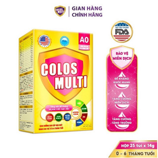 Sữa Non Mama Colos Multi A0 hộp 360g dành cho bé từ 0-6 tháng tuổi