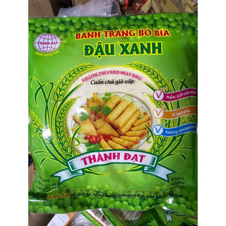 Bánh tráng bò bía đậu xanh - Bánh đa nem cuốn chả giò