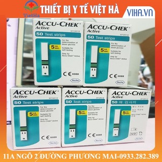 Que Thử Đường Huyết Accu-Check Active (hộp 50 que)- Hàng chính hãng