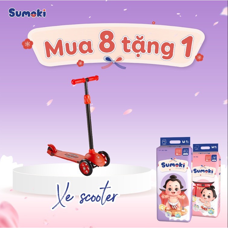 Tã/Bỉm SUMOKI NHẬT BẢN Dán/Quần Đủ Size NB64/S56/M48/L42/XL40/XXL38/XXXL36