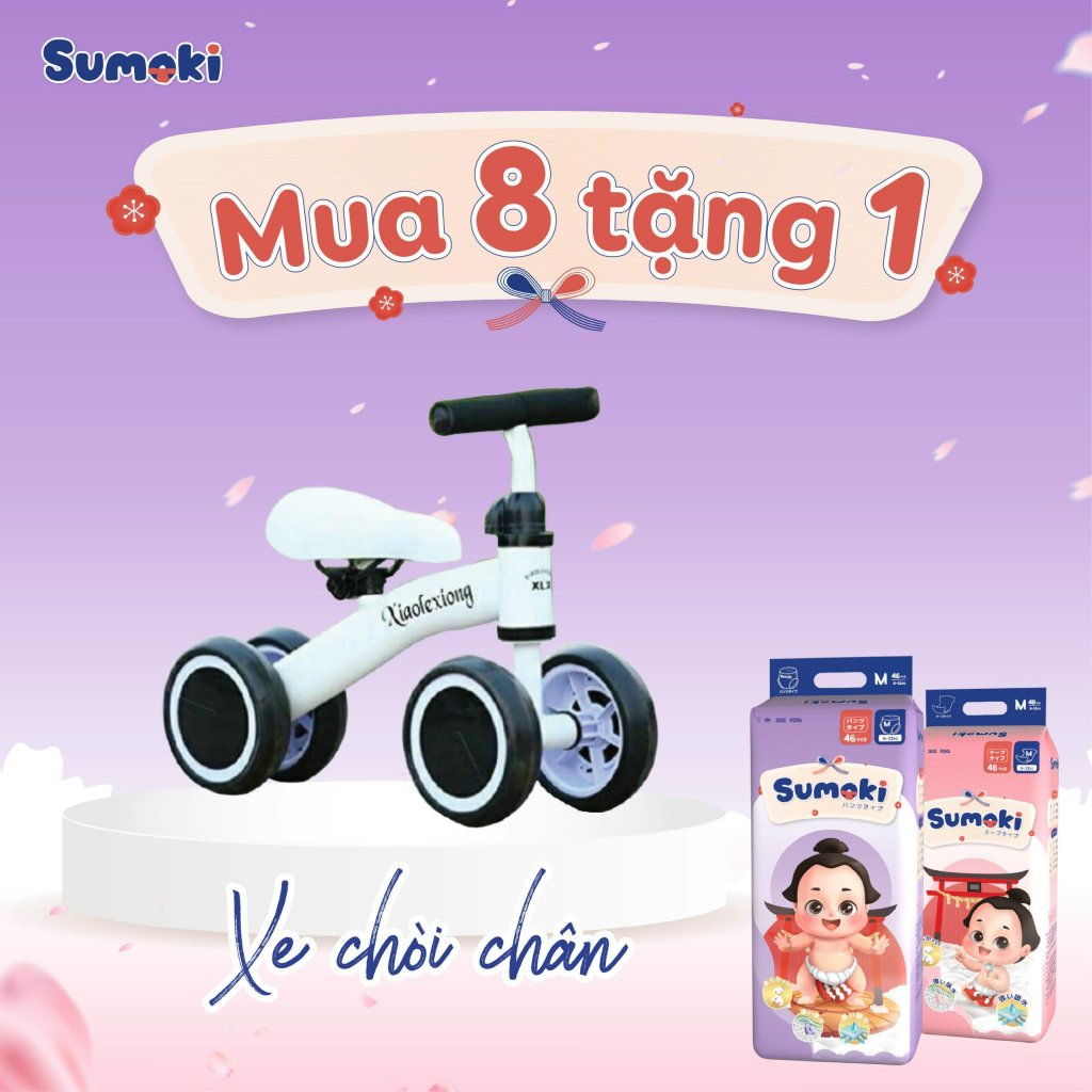Tã/Bỉm SUMOKI NHẬT BẢN Dán/Quần Đủ Size NB64/S56/M48/L42/XL40/XXL38/XXXL36