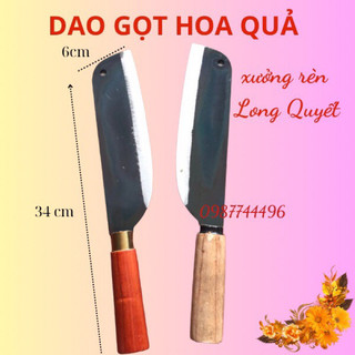 Dao thái thịt rau củ quả thép lưỡi cưa tôi mài sắc bén