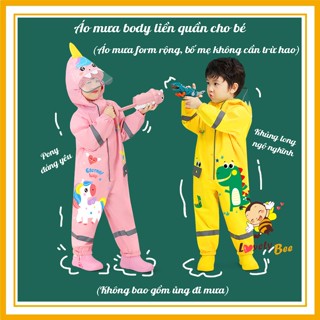 Áo Mưa Body Smally Cao Cấp Cho Bé - Áo Mưa Trẻ Em Cao Cấp Siêu Xinh