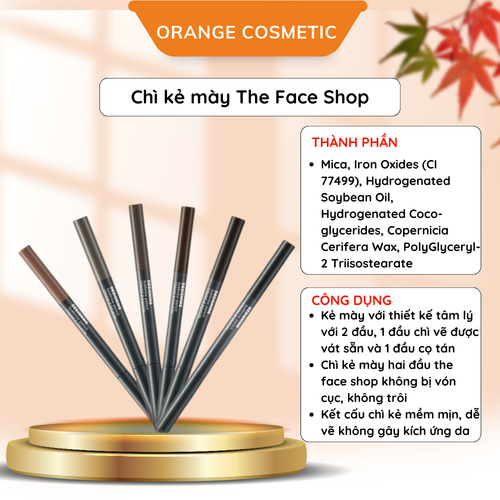 Chì kẻ mày The Face Shop các màu