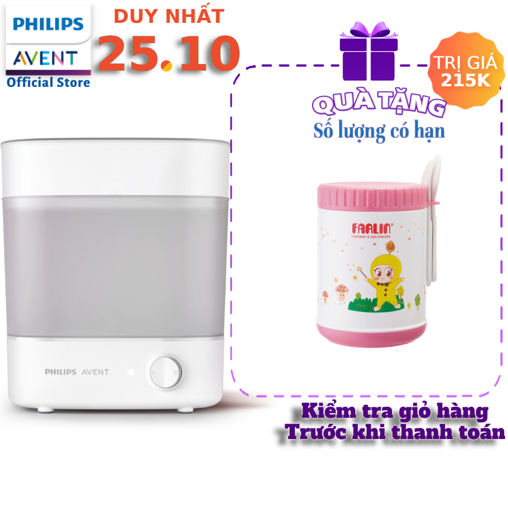 Philips Avent máy tiệt trùng bình sữa SCF291/00