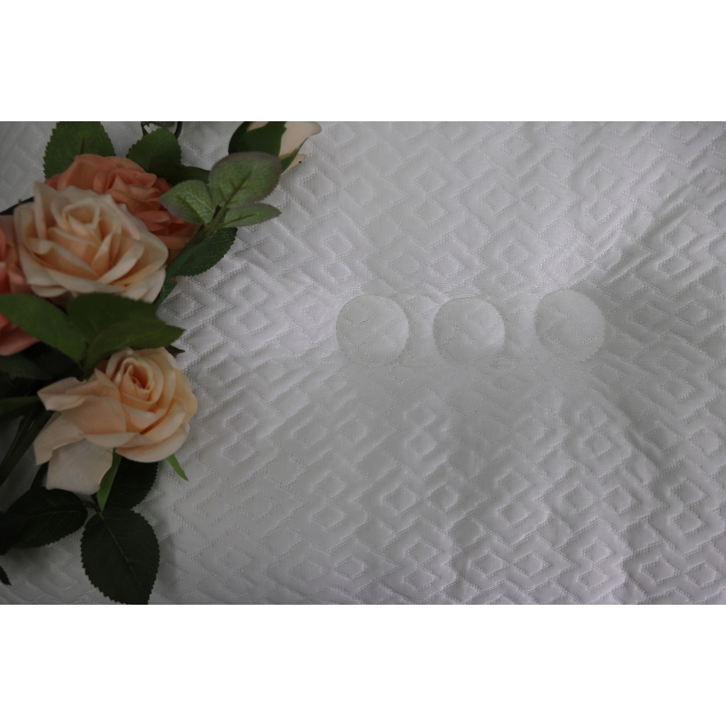 Gối Namat CoolPoly 3 Ô Tròn Mã Vải TY-342 NR68