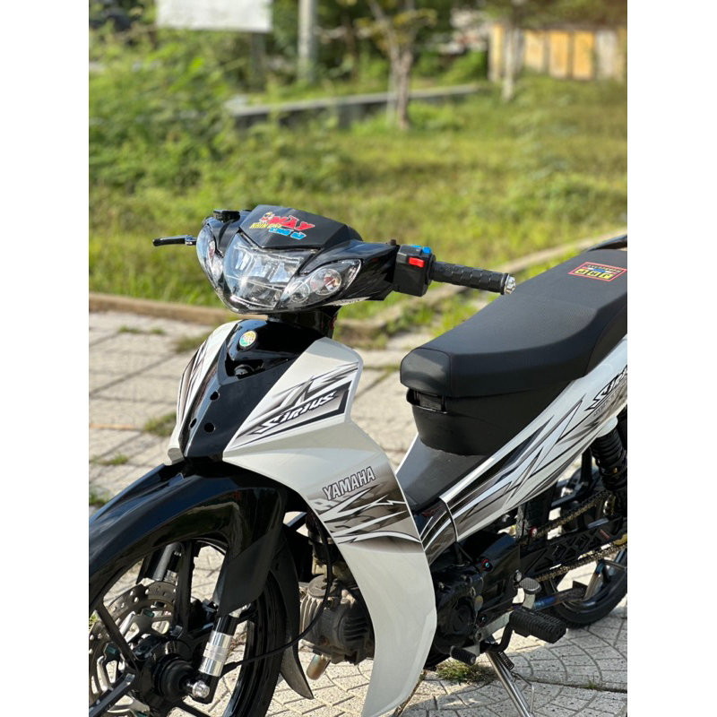 Tem sấm sét 3 lớp chống phai màu dán xe máy sirius 50 - 110