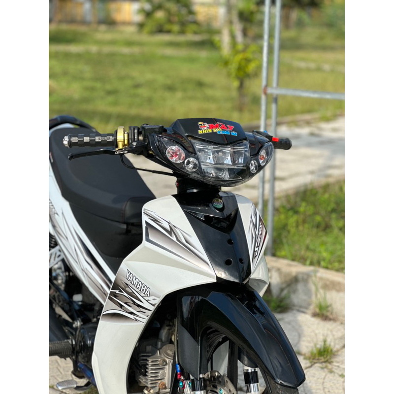 Tem sấm sét 3 lớp chống phai màu dán xe máy sirius 50 - 110