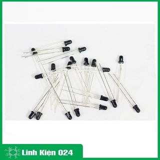 Bộ 20 Led thu hồng ngoại 3mm (đen)