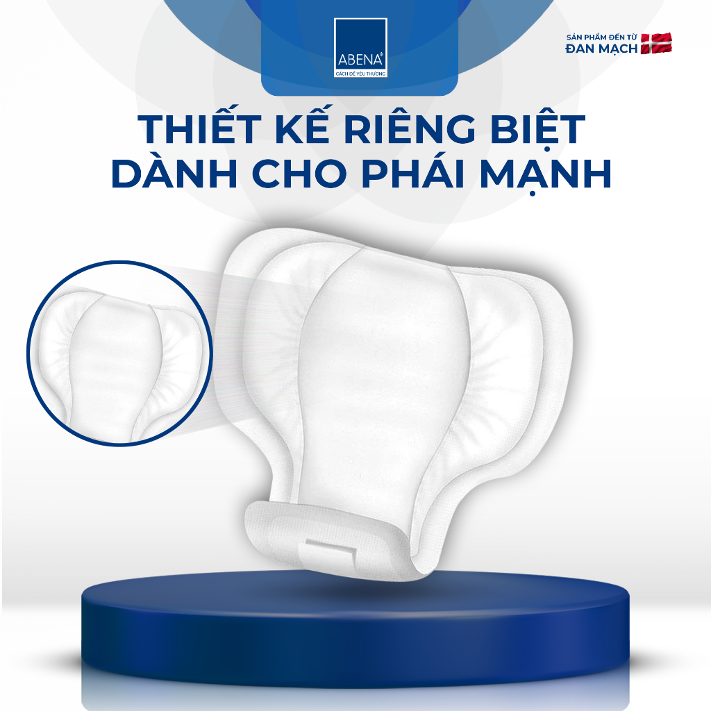 Băng thấm tiểu nam giới Abena Formula 0 - Nhập khẩu Đan Mạch