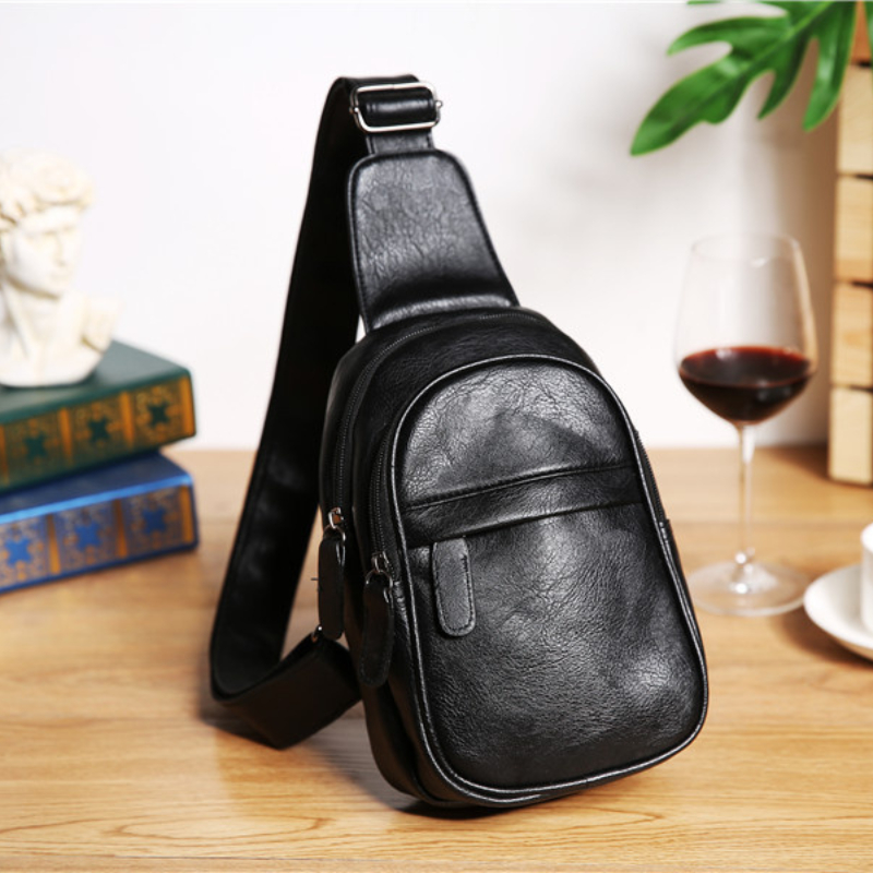 Túi Da Nam Đeo Ngực BT01, Túi Đeo Chéo Phong Cách Trẻ Trung Năng Động