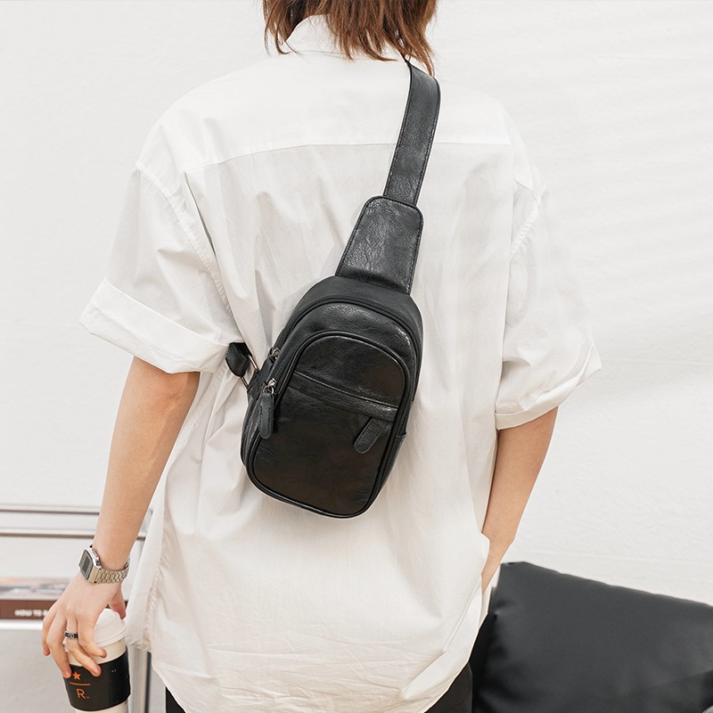 Túi Da Nam Đeo Ngực BT01, Túi Đeo Chéo Phong Cách Trẻ Trung Năng Động