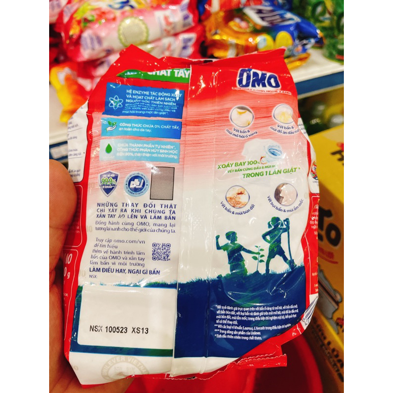 Bột giặt omo 380g bột