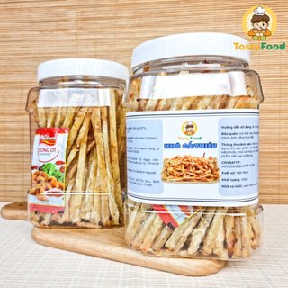 Hũ Vuông 1KG Khô Cá Thiều Cọng