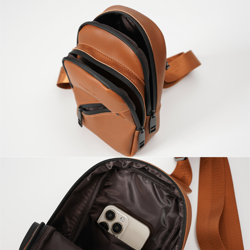 Túi Đeo Chéo Bao Tử BT09 Da Xịn Năng Động Dành Cho Nam