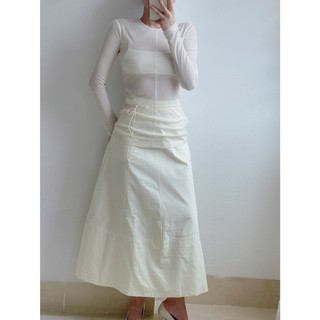 Elastic wool top - áo len dệt kim cổ tròn