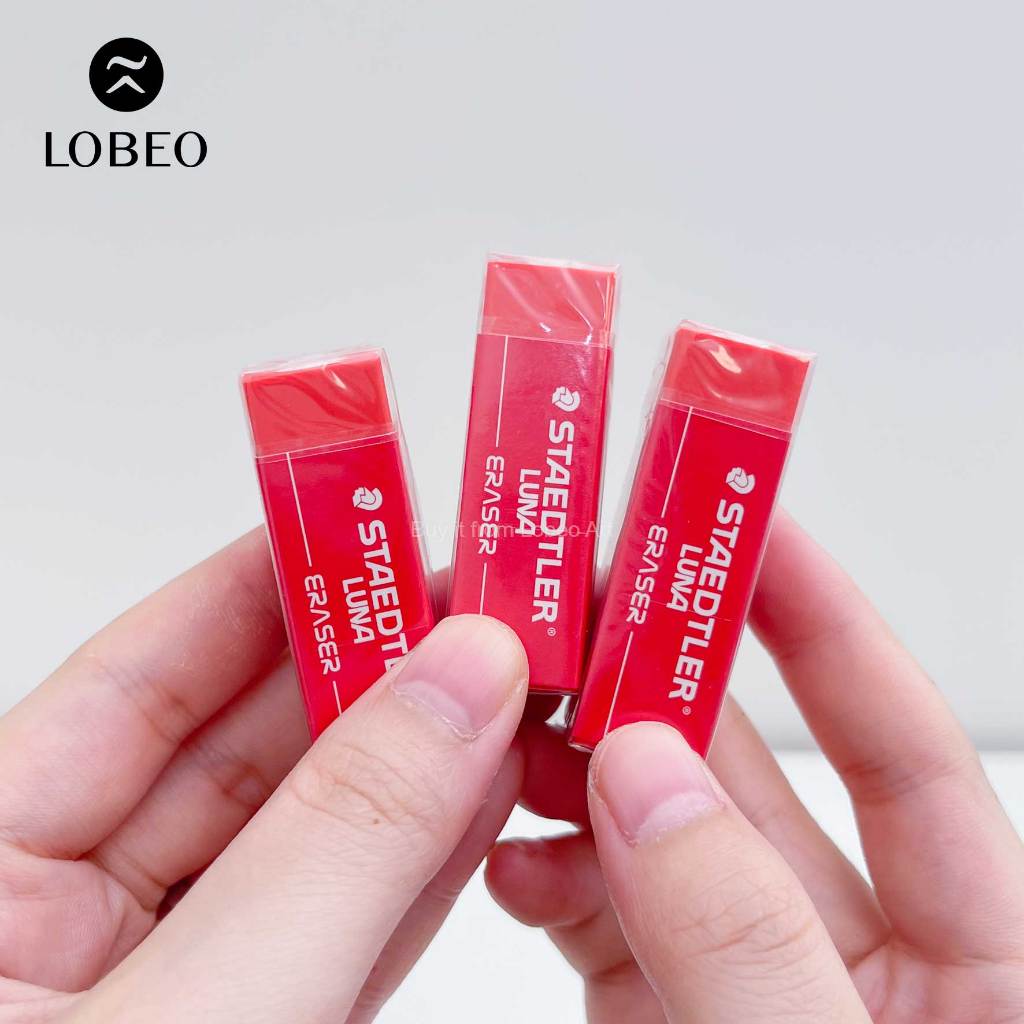 [Lỗ Store] Tẩy chì Staedtler Luna màu đỏ