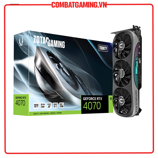 VGA Card Màn Hình ZOTAC GAMING GeForce RTX 4070 4070 Ti Trinity OC 12GB GDDR6X Hàng Chính Hãng