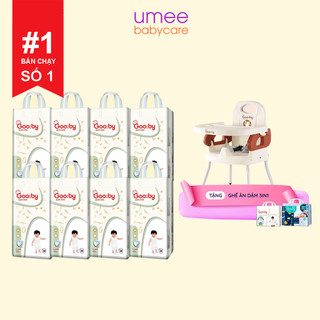 Combo 8 Bịch Tã/Bỉm Quần Dán Gooby Chống Tràn Hiệu Quả Đủ Size M/L/XL/XXL Cho Bé Từ 6kg - 24kg