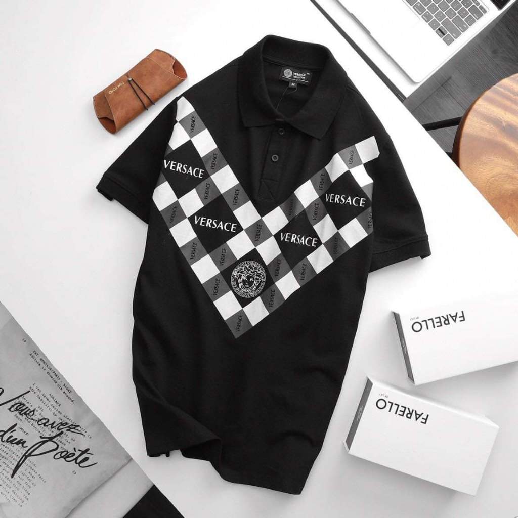 Áo thun nam thiết kế vải cotton cao cấp ngắn tay