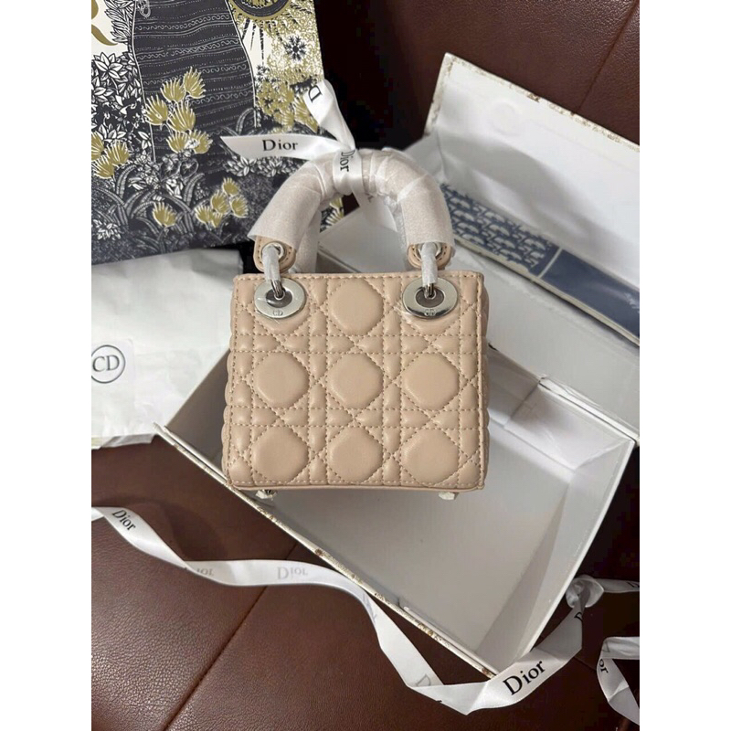 Túi xách DIO.R LADY MICRO MINI SP sz 12cm sẵn