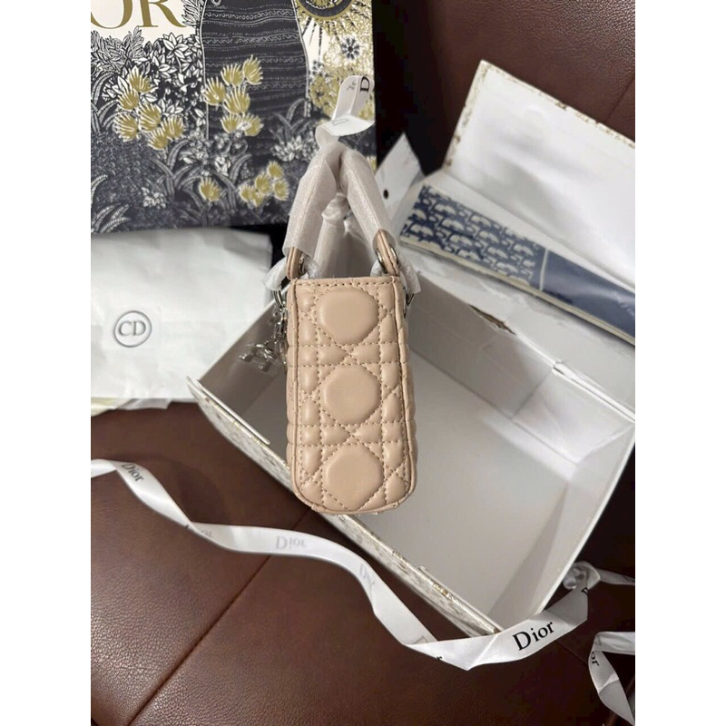 Túi xách DIO.R LADY MICRO MINI SP sz 12cm sẵn