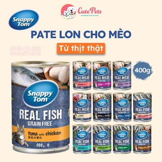 Pate lon cho mèo lớn Snappy Tom 400g - Phụ kiện thú cưng Hà Nội