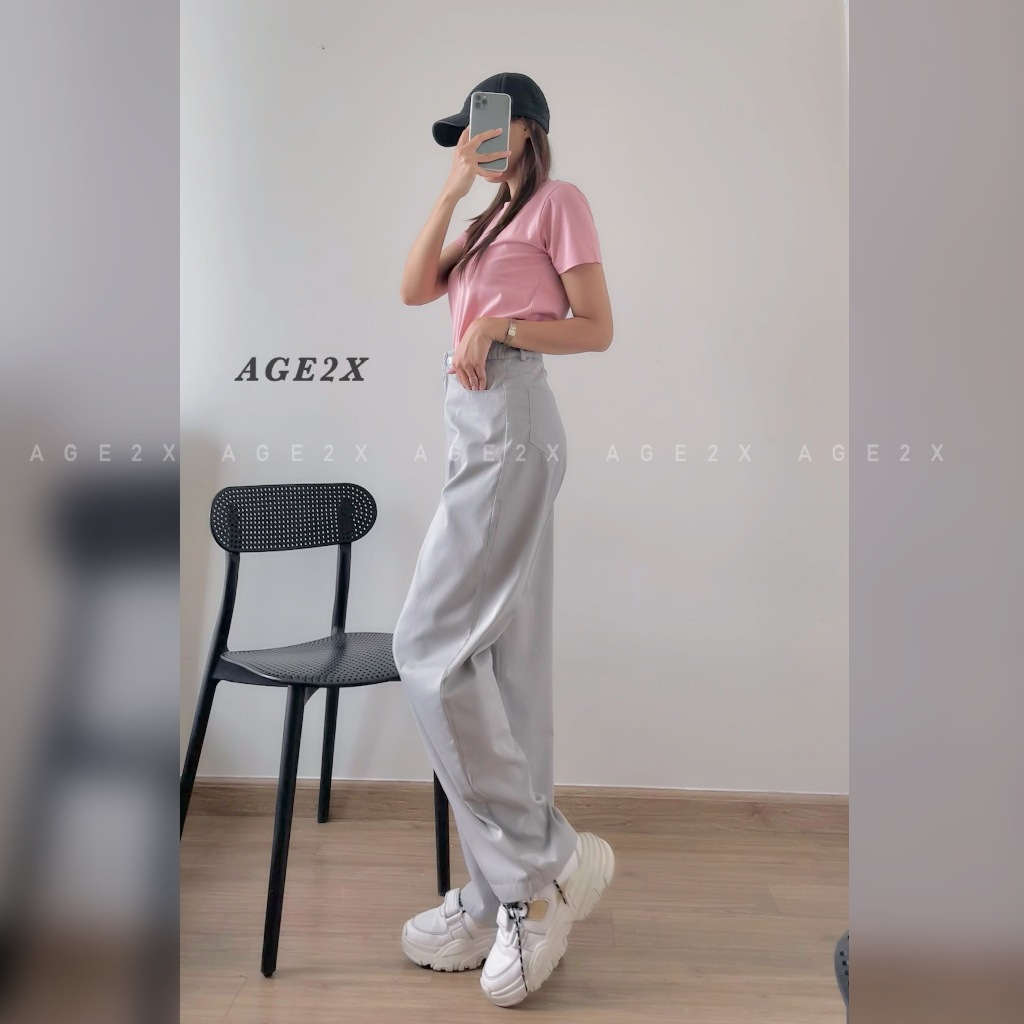 Áo Thun Trơn Với Những Tone Màu Siêu Hot chính hãng AGE2X Hàng VNXK