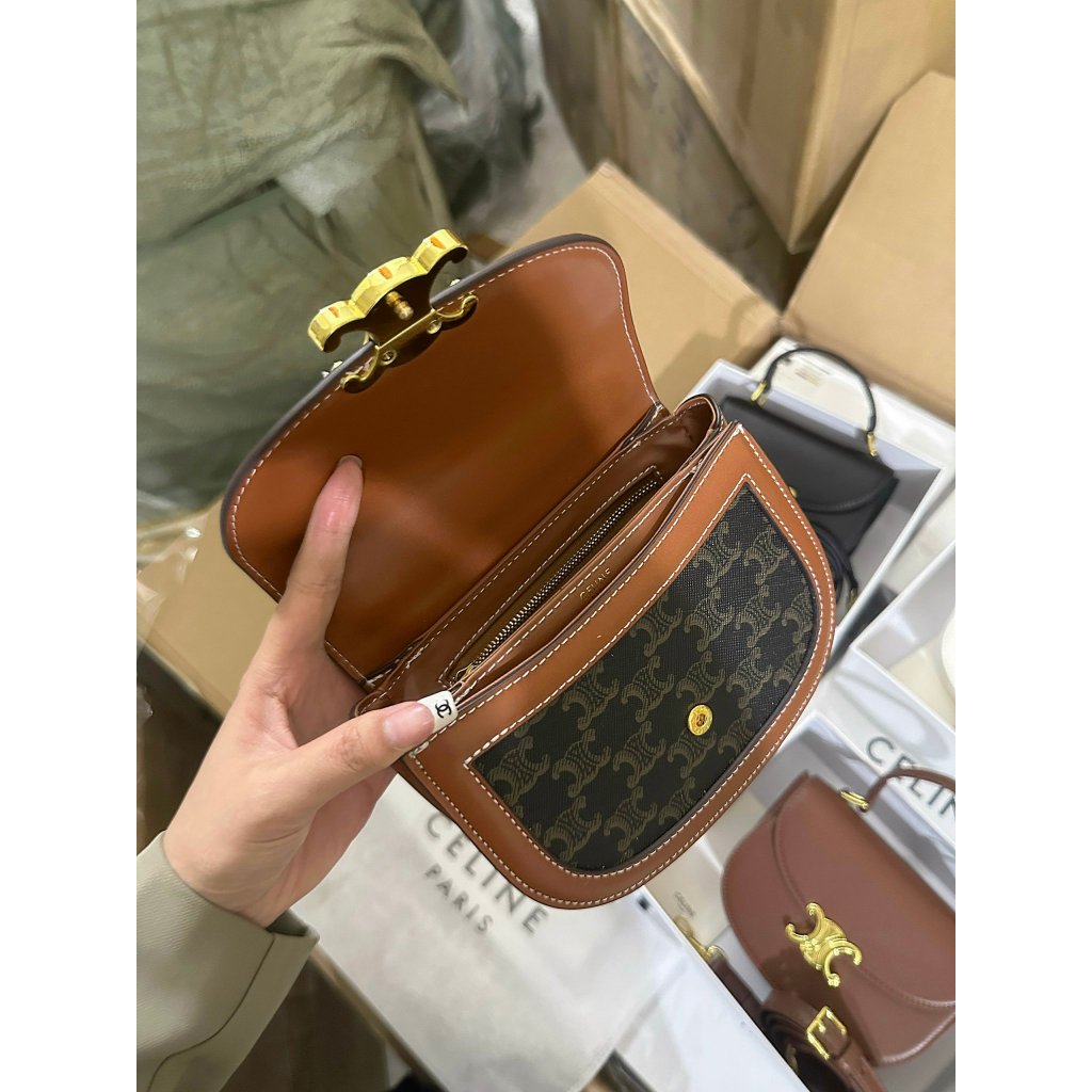 Túi cầm tay ce cực xinh sz 17cm kèm dây đeo chéo