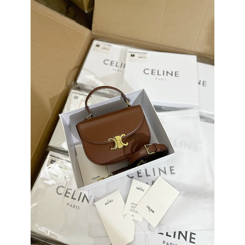 Túi cầm tay ce cực xinh sz 17cm kèm dây đeo chéo